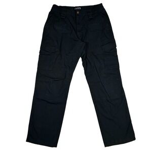LAPG Men's 36x32 Black Tactical Cargo Utility Workwear Gorpcore Double Knee Pant